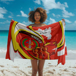 Ethiopia Tigray Sarong Revolution Emblem Freedom Fighters and Flag