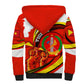 Ethiopia Tigray Sherpa Hoodie Revolution Emblem Freedom Fighters and Flag