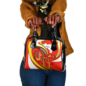 Ethiopia Tigray Shoulder Handbag Revolution Emblem Freedom Fighters and Flag
