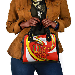 Ethiopia Tigray Shoulder Handbag Revolution Emblem Freedom Fighters and Flag