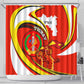 Ethiopia Tigray Shower Curtain Revolution Emblem Freedom Fighters and Flag