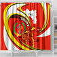 Ethiopia Tigray Shower Curtain Revolution Emblem Freedom Fighters and Flag