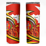 Ethiopia Tigray Skinny Tumbler Revolution Emblem Freedom Fighters and Flag