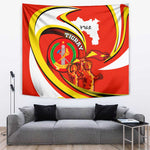 Ethiopia Tigray Tapestry Revolution Emblem Freedom Fighters and Flag