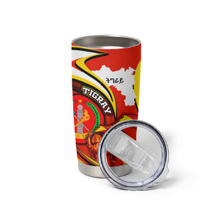 Ethiopia Tigray Tumbler Cup Revolution Emblem Freedom Fighters and Flag