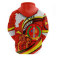 Ethiopia Tigray Zip Hoodie Revolution Emblem Freedom Fighters and Flag