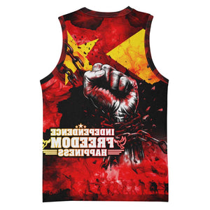 Tigrayans Independence Basketball Jersey I Stand with Tigray - Fist of Freedom - African Pride
