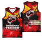 Tigrayans Independence Basketball Jersey I Stand with Tigray - Fist of Freedom DT02