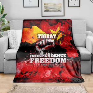 Tigrayans Independence Blanket I Stand with Tigray - Fist of Freedom