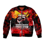 Tigrayans Independence Bomber Jacket I Stand with Tigray - Fist of Freedom