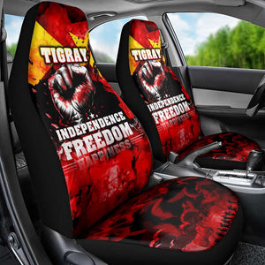 Tigrayans Independence Car Seat Cover I Stand with Tigray - Fist of Freedom
