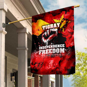 Tigrayans Independence Garden Flag I Stand with Tigray - Fist of Freedom