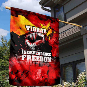 Tigrayans Independence Garden Flag I Stand with Tigray - Fist of Freedom