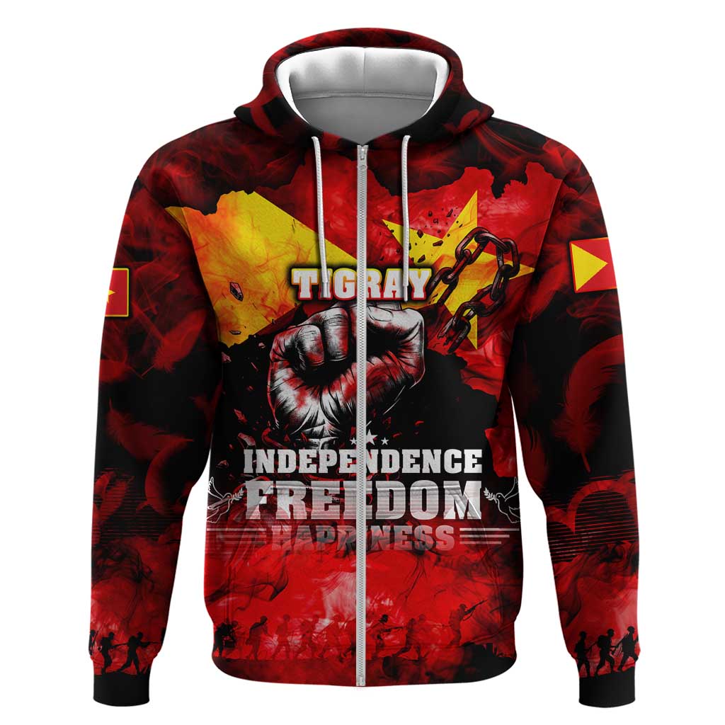 Tigrayans Independence Hoodie I Stand with Tigray - Fist of Freedom