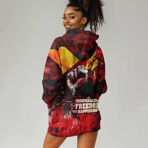 Tigrayans Independence Hoodie Dress I Stand with Tigray - Fist of Freedom