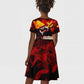 Tigrayans Independence Kid Short Sleeve Dress I Stand with Tigray - Fist of Freedom