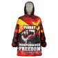 Tigrayans Independence Kid Wearable Blanket Hoodie I Stand with Tigray - Fist of Freedom