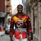 Tigrayans Independence Long Sleeve Button Shirt I Stand with Tigray - Fist of Freedom
