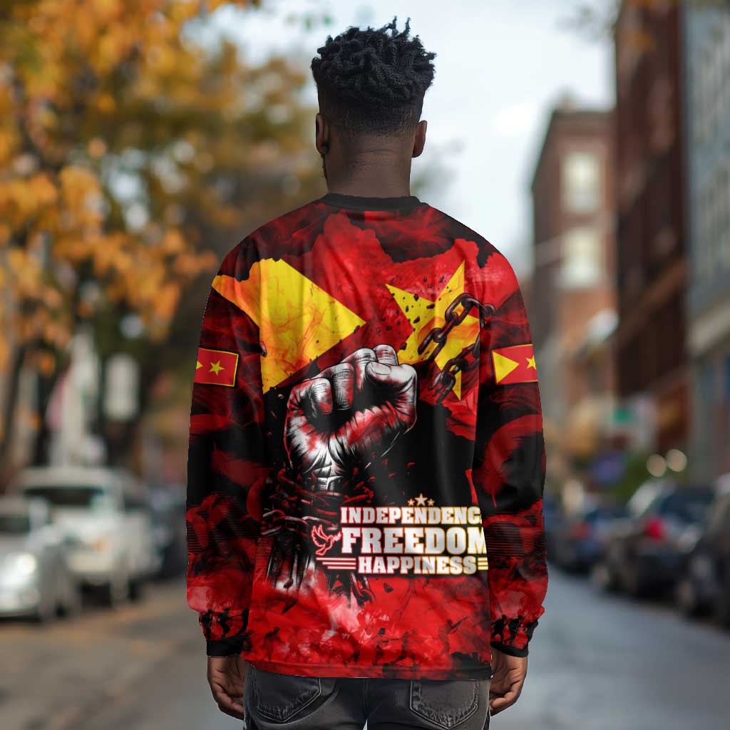 Tigrayans Independence Long Sleeve Shirt I Stand with Tigray - Fist of Freedom