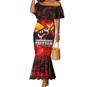 Tigrayans Independence Mermaid Dress I Stand with Tigray - Fist of Freedom