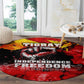 Tigrayans Independence Round Carpet I Stand with Tigray - Fist of Freedom