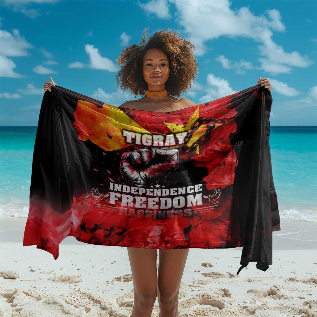 Tigrayans Independence Sarong I Stand with Tigray - Fist of Freedom