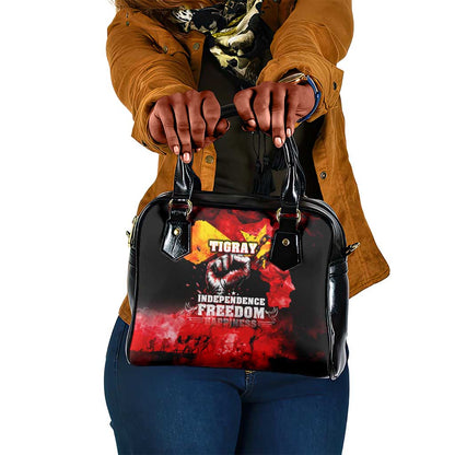 Tigrayans Independence Shoulder Handbag I Stand with Tigray - Fist of Freedom