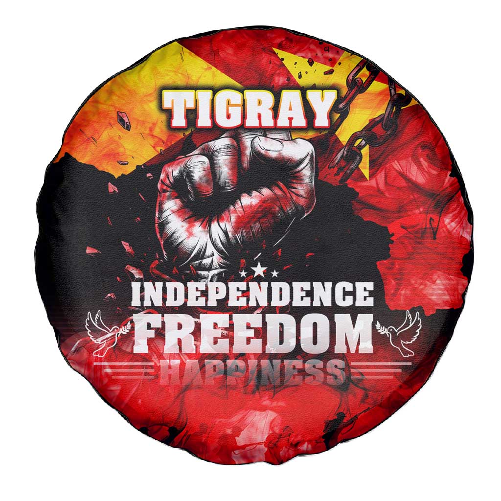 Tigrayans Independence Spare Tire Cover I Stand with Tigray - Fist of Freedom