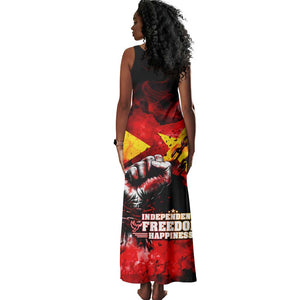 Tigrayans Independence Tank Maxi Dress I Stand with Tigray - Fist of Freedom