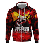 Tigrayans Independence Zip Hoodie I Stand with Tigray - Fist of Freedom