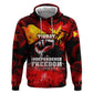 Tigrayans Independence Zip Hoodie I Stand with Tigray - Fist of Freedom