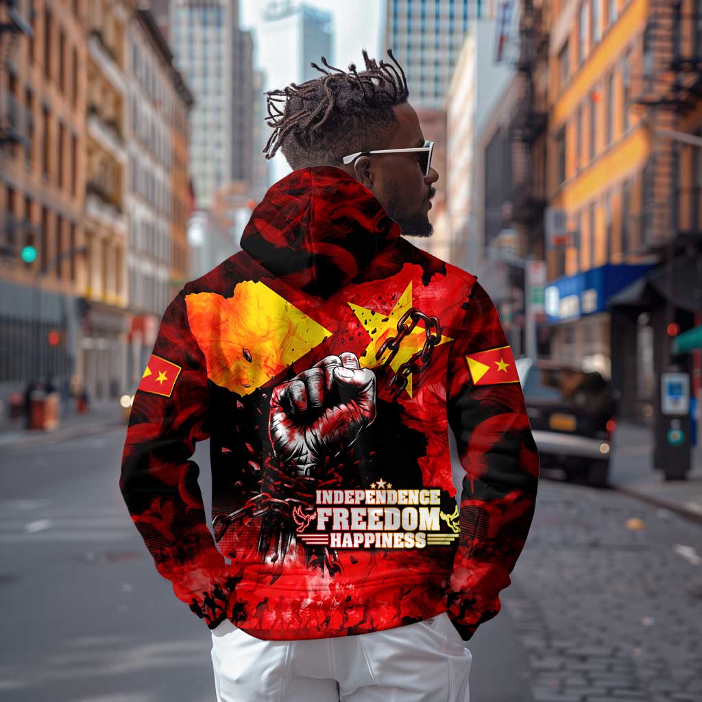 Tigrayans Independence Zip Hoodie I Stand with Tigray - Fist of Freedom