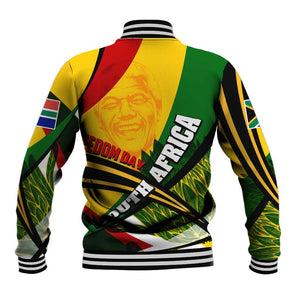 South Africa Freedom Day Mandela Baseball Jacket National Pride Protea Flower
