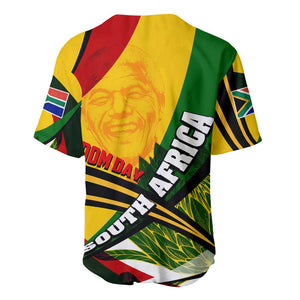 South Africa Freedom Day Mandela Baseball Jersey National Pride Protea Flower