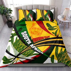 South Africa Freedom Day Mandela Bedding Set National Pride Protea Flower
