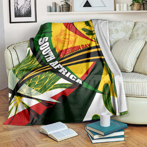 South Africa Freedom Day Mandela Blanket National Pride Protea Flower