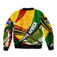 South Africa Freedom Day Mandela Bomber Jacket National Pride Protea Flower