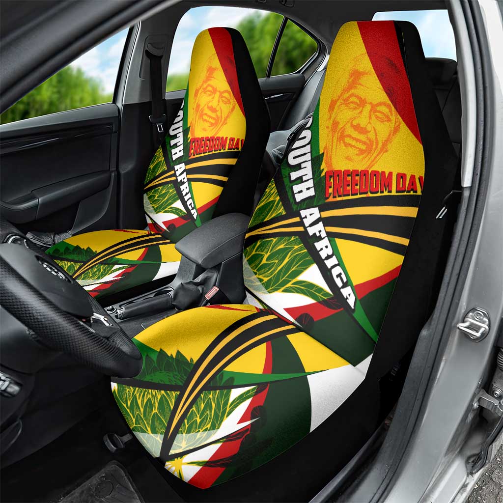 South Africa Freedom Day Mandela Car Seat Cover National Pride Protea Flower