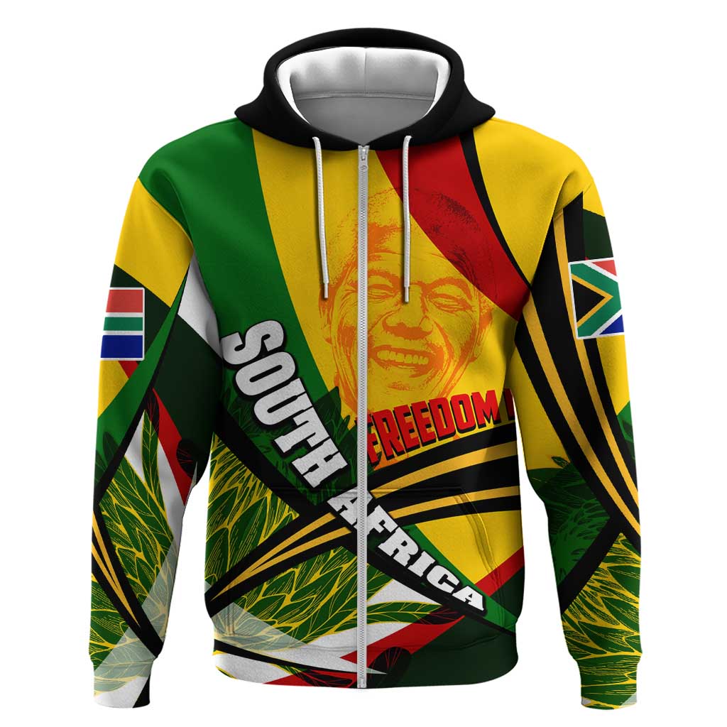 South Africa Freedom Day Mandela Hoodie National Pride Protea Flower