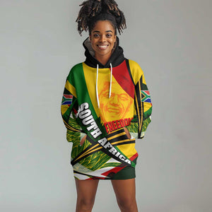 South Africa Freedom Day Mandela Hoodie Dress National Pride Protea Flower