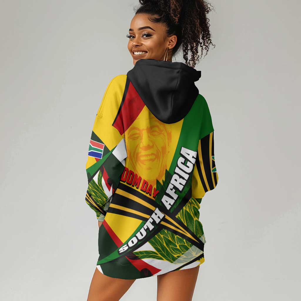 South Africa Freedom Day Mandela Hoodie Dress National Pride Protea Flower