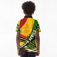 South Africa Freedom Day Mandela Kid Polo Shirt National Pride Protea Flower