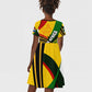 South Africa Freedom Day Mandela Kid Short Sleeve Dress National Pride Protea Flower