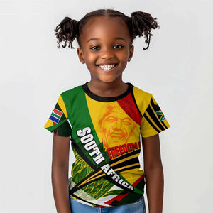 South Africa Freedom Day Mandela Kid T shirt National Pride Protea Flower