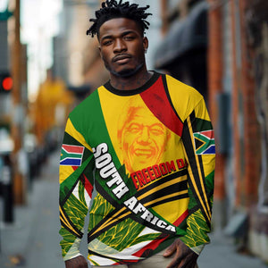 South Africa Freedom Day Mandela Long Sleeve Shirt National Pride Protea Flower