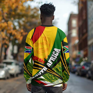 South Africa Freedom Day Mandela Long Sleeve Shirt National Pride Protea Flower