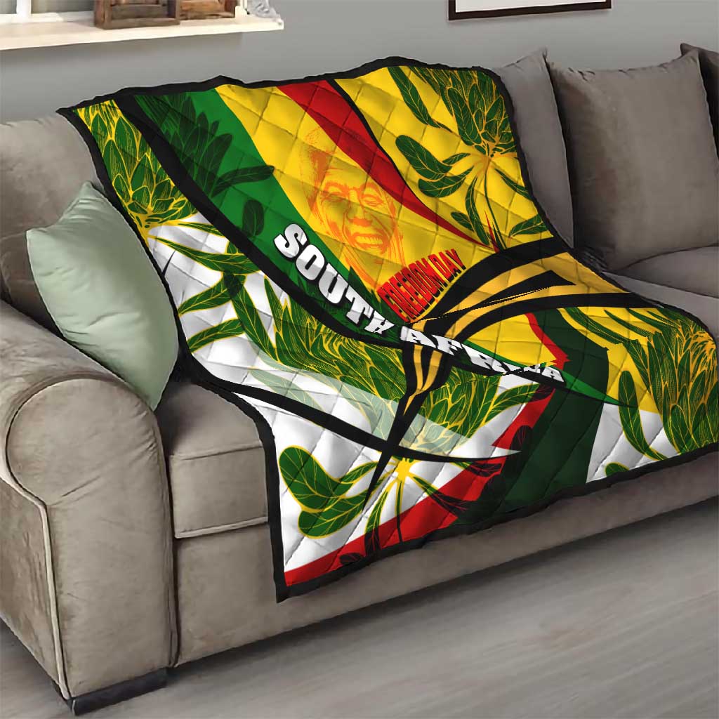 South Africa Freedom Day Mandela Quilt National Pride Protea Flower