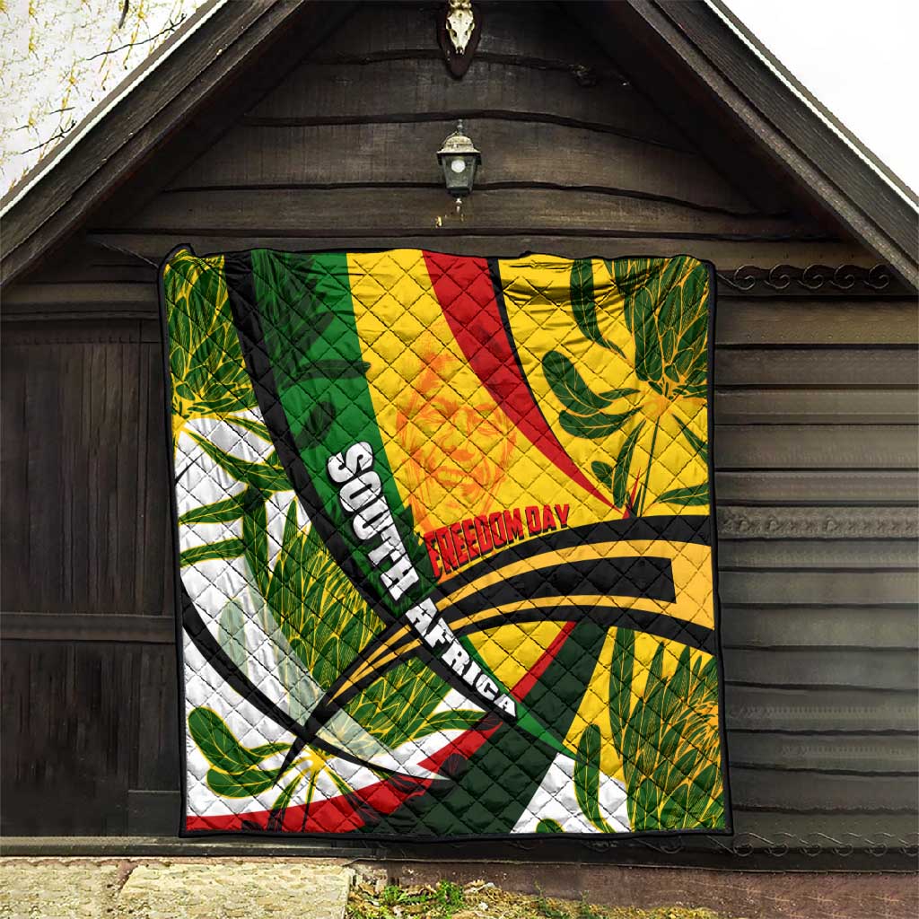 South Africa Freedom Day Mandela Quilt National Pride Protea Flower