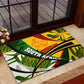 South Africa Freedom Day Mandela Rubber Doormat National Pride Protea Flower