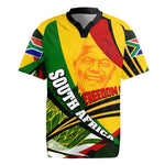 South Africa Freedom Day Mandela Rugby Jersey National Pride Protea Flower